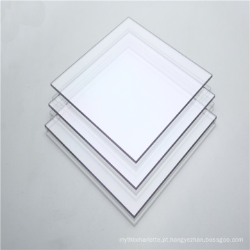 Painel sólido transparente de policarbonato de portas internas de plástico